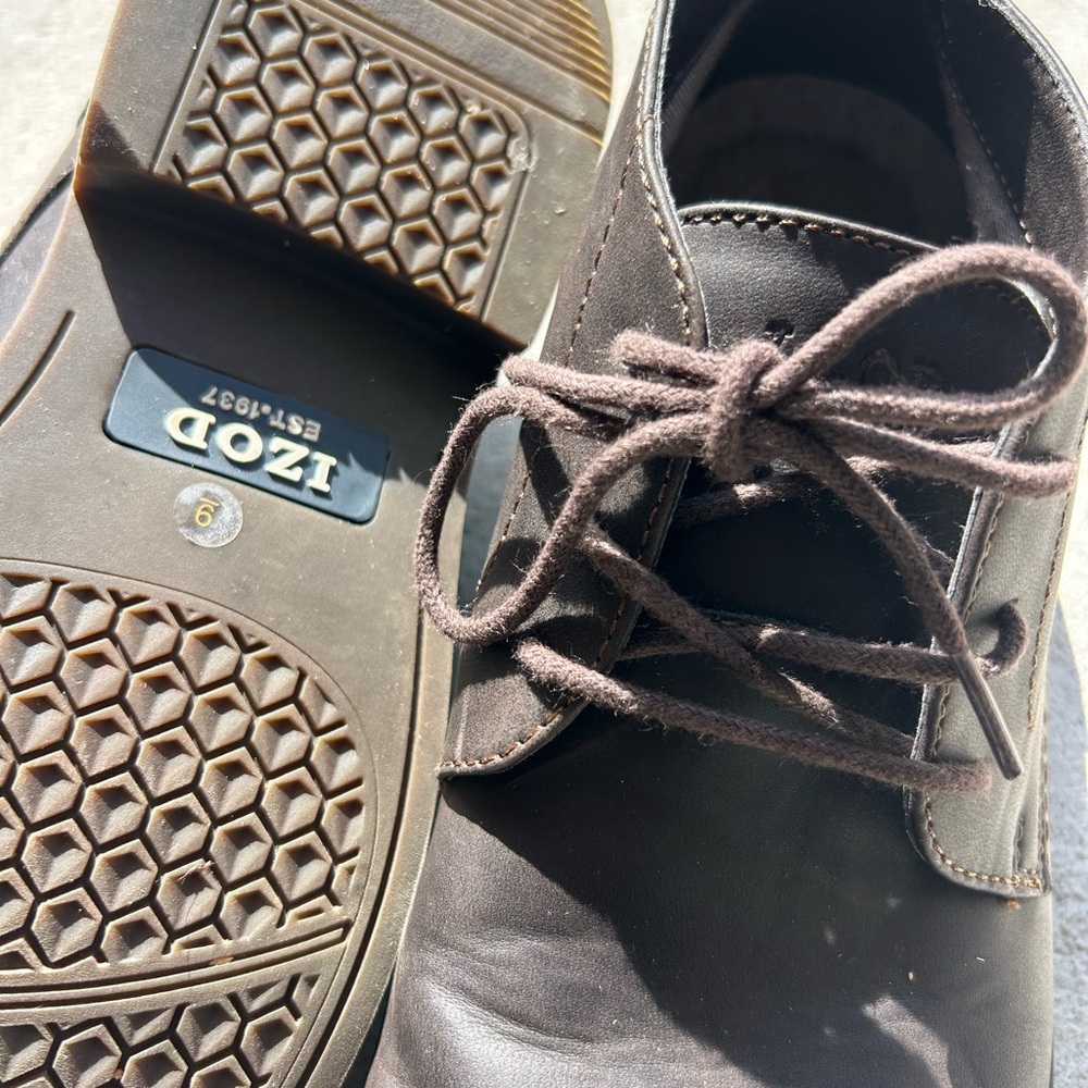 IZOD Men's Inwood Casual Chukka Boots Shoes Memory Foam Gaucho 9 - Picture 5 of 7